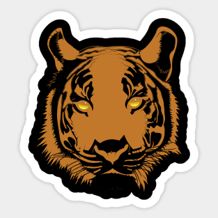 Tiger Face Sticker